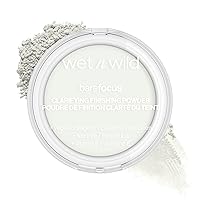 wet n wild Bare Focus Clarifying Finishing Powder | Matte | Pressed Setting Powder Translucent