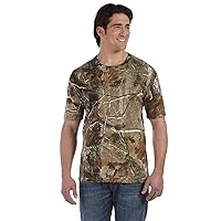 Mens 100% Ringspun Cotton Licensed Realtree® Camouflage Crew Neck Short Sleeve Tee (3980)