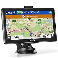 N800 GPS Navigator for Car with Bluetooth, 7” Truck GPS Commercial Drivers, 2024 Maps (Free Lifetime Updates), Semi Trucker GPS Navigation Systems, Custom Truck Routing