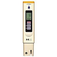 HM Digital HMPH80 HMDPHM80 Digital pH/Temperature Meter, 0-14 pH Range, 1 pH Resolution, 2% Readout Accuracy, Purple