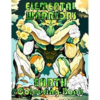 Elemental Warriors - Earth Colouring Book