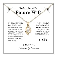 To My Wife Necklace from Husband-Valentines Day Gifts for Wife, Girlfriend, Soulmate, Future Wife Birthday Gifts for Girlfriend, Husband to Wife Pendant Necklace, Christmas, Anniversary, Gift for Her, Soulmate Necklace Gifts for Future Wife