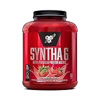 SYNTHA-6 Whey Protein Powder with Micellar Casein, Milk Isolate, Strawberry Milkshake, 48 Servings (Packaging May Vary)