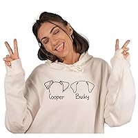 Dog Mom Embroidered Sweatshirt, Dog Mom Shirt, Dog Mom Sweatshirt, Dog Sweatshirt, Custom Dog Mom Sweatshirt