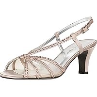 David Tate Womens Refined Embellished Illusion Evening Sandals