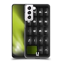 Head Case Designs Calculator Keys Hard Back Case Compatible with Samsung Galaxy S21 5G