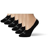 Timberland Women's 6-Pack Basic Low Liner Socks, Black, One Size