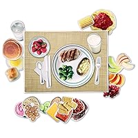 Learning Resources Magnetic Healthy Foods, Magnetic Food, 34 Pieces, Ages 3+