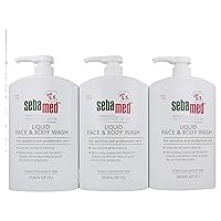 SEBAMED Liquid Face and Body Wash (1 Liter) (33.8 Fl Oz (Pack of 3))