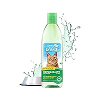 TropiClean Fresh Breath for Cats | Cat Dental Water Additive | Cat Breath Freshener for Healthy Cat Dental Care | Made in the USA | 16 oz.