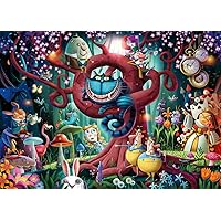 Ravensburger Most Everyone is Mad 1000 Piece Puzzle for Adults - Alice in Wonderland Theme, Every Piece is Unique, Softclick Technology Means Pieces Fit Together Perfectly