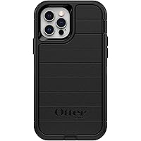 OtterBox Defender Series Case for iPhone 12 & iPhone 12 Pro (Only) - Case Only - Microbial Defense Protection - Non-Retail Packaging - Black