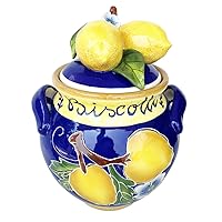 Blue Sky Ceramic Lemon Cookie Jar