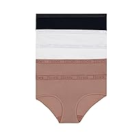 Hanes Womens Originals Ultra Supersoft Hipster Underwear, 5-Pack, Viscose From Bamboo Panties