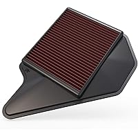 K&N Engine Air Filter: Reusable, Clean Every 75,000 Miles, Washable, Replacement Car Air Filter: Compatible with 2011-2019 Dodge/Chrysler/Lancia/Ram/Volkswagen (Grand, Voyager, Cargo, Routan) 33-2462