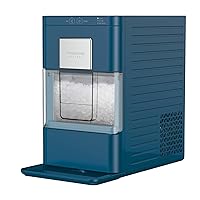 Gallery EFIC255 Countertop Crunchy Chewable Nugget Ice Maker, 44lbs per Day, Auto Self Cleaning, 2.0 Gen, Navy