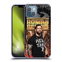 Head Case Designs Officially Licensed WWE Grunge Roman Reigns Soft Gel Case Compatible with Apple iPhone 13