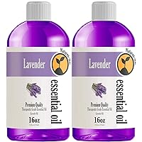 Lavender Essential Oil (2 Pack Bulk) Therapeutic Grade for Aromatherapy, Diffuser, Relaxation