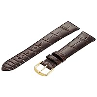 Hadley-Roma Men's MS2009RA-170 17-mm Black Genuine Alligator Leather Watch Strap