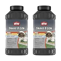 Snake B Gon1 - Snake Repellent Granules, No-Stink Formula, Covers Up to 1,440 sq. ft., 2 lbs. (2-Pack)