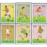 Kongo (Brazzaville) 1444-1449 (Complete.Issue.) fine Used/Cancelled 1996 Football-WM 1998 (Stamps for Collectors) Soccer