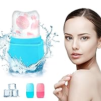 Ice Roller for Face and Eye-Facial Beauty Ice Roller Skin Care Tools, Silicone Face Ice Mold for Face & Eye Puffiness Relief