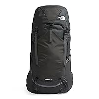 THE NORTH FACE Women's Terra 55 Backpacking Backpack, Asphalt Grey/TNF Black, X-Small/Small