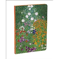 Flower Garden by Gustav Klimt A5 Notebook: Our A5 Size Standard Paperback Notebook
