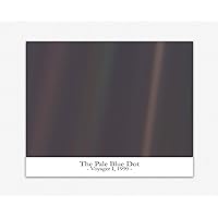 Pale Blue Dot Poster Print Astronomy Poster Science Poster Science Wall Art Space Poster Wall Art Space Art Space Deco (16 x 20)