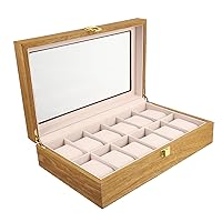 1pc Watch Box Jewelery Organizer Watch Storage Organizer Watch Container Jewelry Classic Watch for Men Cestrian Watches for Men Watch Organizer Showcase Wooden Vintage