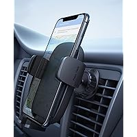Phone Mount for Car [Super Stable & Easy] Upgraded Air Vent Clip Car Phone Holder Mount Fit for All Cell Phone with Thick Case Handsfree Car Mount for iPhone Automobile Cradles Universal