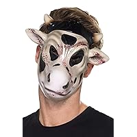 Smiffys Evil Cow Killer Mask, White