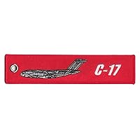 C-17 Aircraft Remove Before Flight Key Chain Baggage Luggage Tag