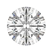 2 Carat Round Cut Colorless VVS1 Clarity Loose Moissanite Diamond Stone Use for Pendant/Rings/Earrings/Necklace/Jewelry Gemstone for Men/Women