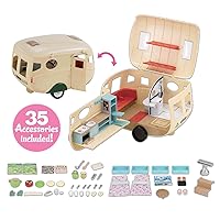 Calico Critters Caravan Family Camper - Take Your Critters on a Road Trip!