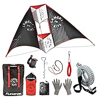 1.6m Wide Camera Kite for Action Camera or Smartphone. by World Record Winning Kite Designer - Safe, Strong, Reliable and Durable Family Outdoor Beach Activities for Adults and Teens