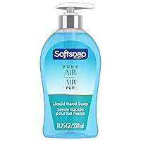 Softsoap Pure Air Liquid Hand Soap, Ocean Breeze with Bergamot Scent, 11.25 oz Bottle, 6 Pack