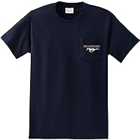 Mens Ford Tee Mustang Pocket Print Pocket Shirt