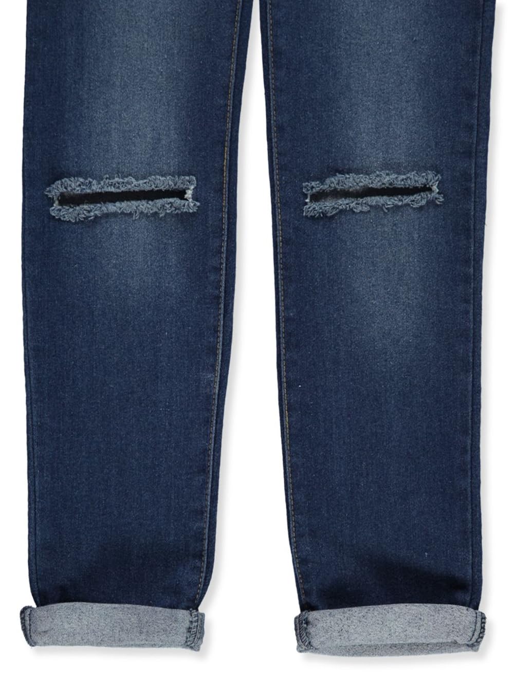 DKNY Girls' Knee Slit Jeans - lauguna, 7