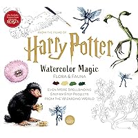 Harry Potter: Watercolor Magic: Flora & Fauna Harry Potter: Watercolor Magic: Flora & Fauna Paperback
