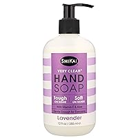 ShiKai - Very Clean Liquid Hand Soap, Removes Tough Grease & Dirt Yet Very Gentle On Hands, Won't Dry Out Hands, Mild Enough For The Whole Family (Lavender, 12 oz)