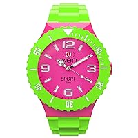 Pink & Green Interchangeable Watch with Sport Dial