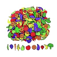 Colorations Self-Adhesive Fruit & Veggie Foam 500 pieces (Item # SAFVFOAM)