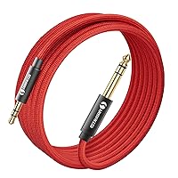 ANNNWZZD 1/8 to 1/4 Stereo Cable, 3.5mm to 1/4 Cable Male to Male Stereo Jack Cables for Guitar, iPod, Laptop, Home Theater Devices, Speaker and Amplifiers 10ft/3m