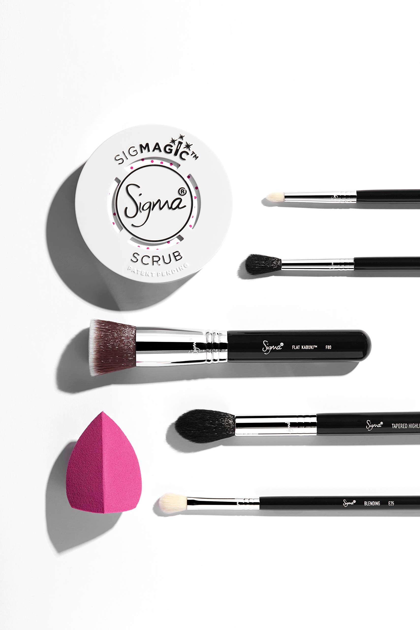 Sigma Most-Wanted Brush Set - Includes 5 of our Favorite Brushes, Perfect for Face & Eye Makeup