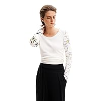 Desigual Women's Woman Knit T-Shirt Long Sleeve