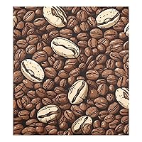 ALAZA Vintage Coffee Bean Dishwasher Magnet Cover Magnetic Refrigerator Magnet Cover Fridge Sticker Home Kitchen Decor,23 x 26 inch