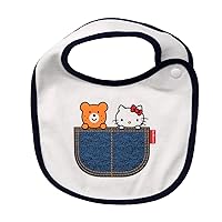 Mikihouse Hot Biscuits 70-2974-827 Hello Kitty Collaboration Bib