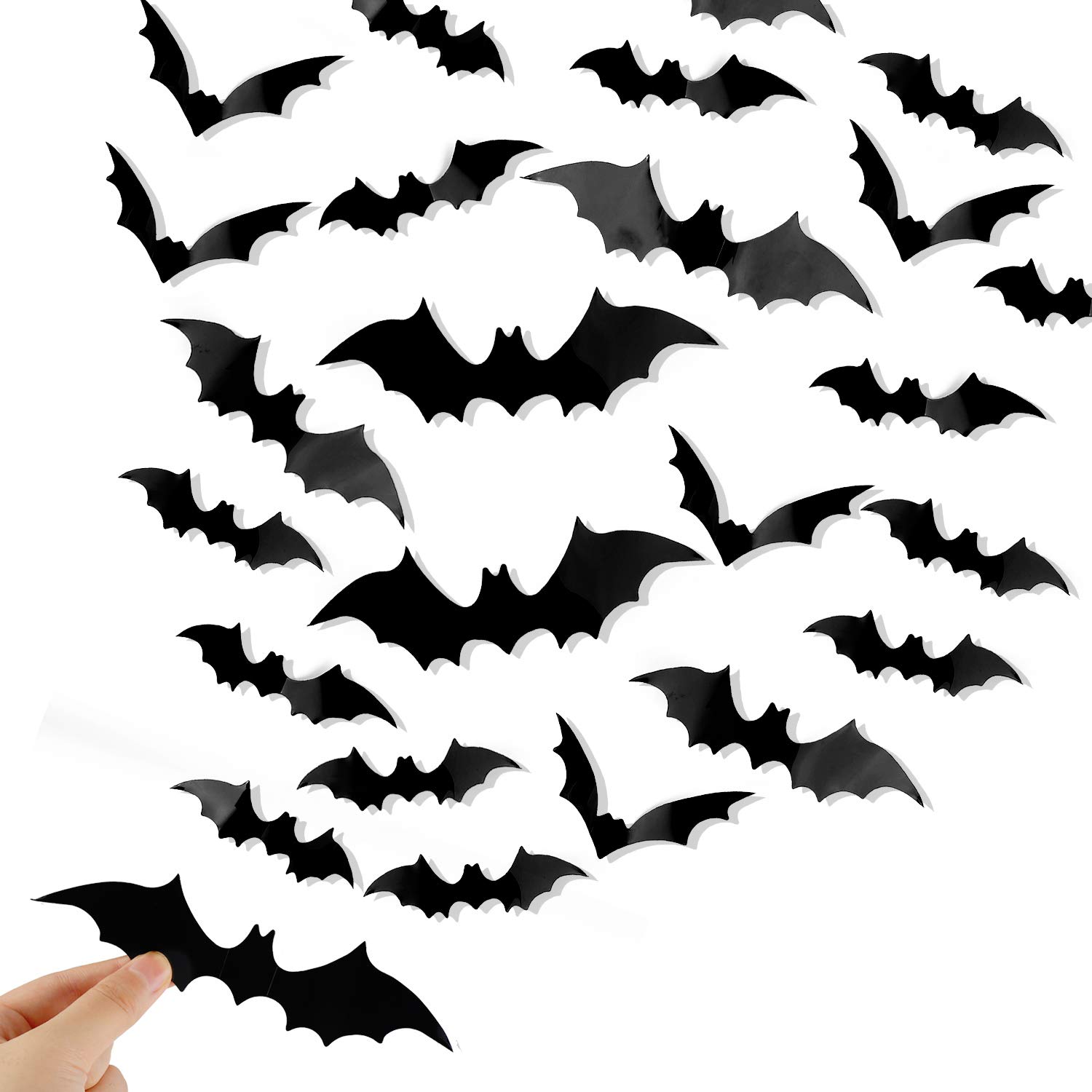 Mua DIYASY Bats Wall Decor,120 Pcs 3D Bat Halloween Decoration ...
