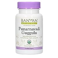 Banyan Botanicals Punarnavadi Guggulu Tablets – Organic Herbal Heart Supplement for Detox & Rejuvenation, Heart Health, Joint & Kidney Support – 90 Tablets – Non-GMO Sustainably Sourced Vegan*